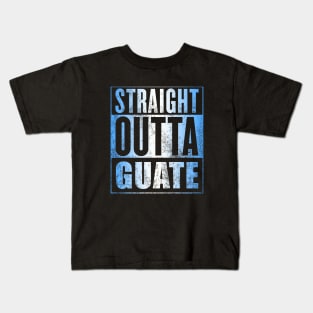 Straight Outta Guate Kids T-Shirt